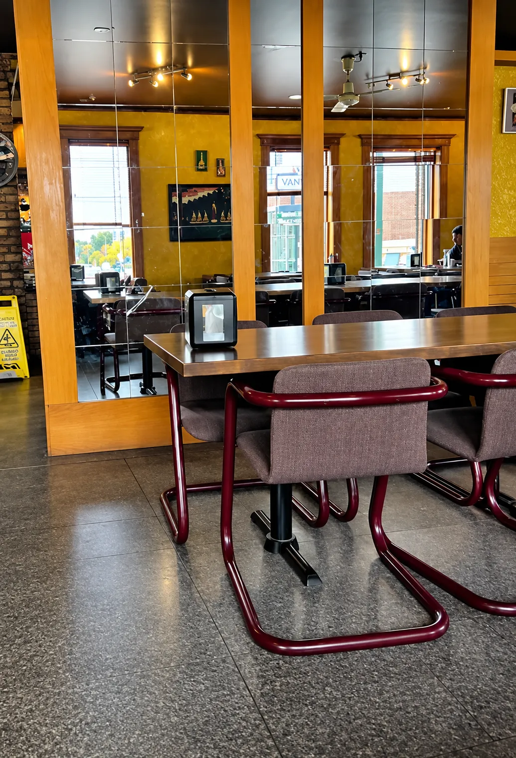 Dining room at Bangkok Thai Restaurant on Osborne Street, Winnipeg MB